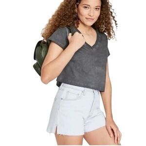 Wild Fable NWT light wash super high rise cutoff shorts size 10